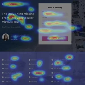 Real-Time Heatmap Tracker for Landing Pages